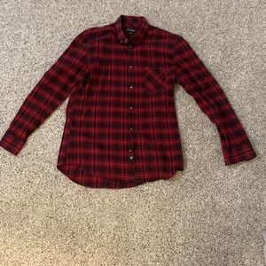 Zanerobe Button Up Red/Black XL